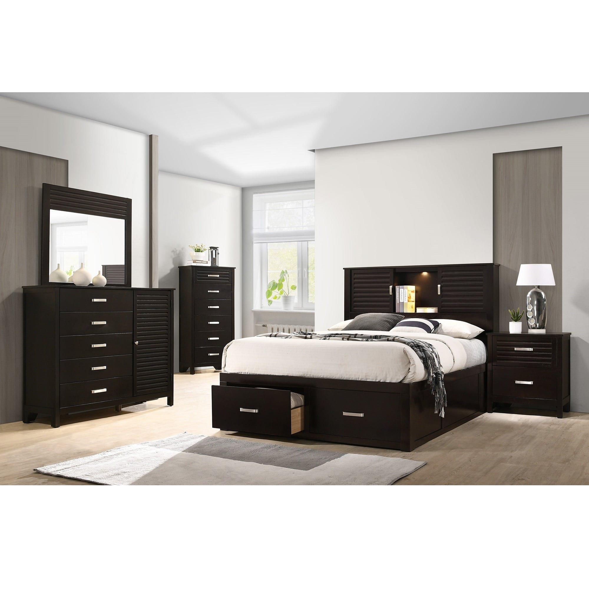 Rent To Own Elements International 7 Piece Dalton Queen Bedroom Collection At Aaron S Today