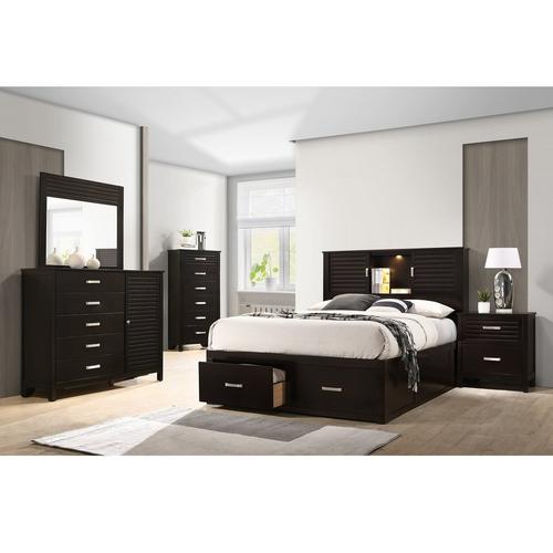 Rent To Own Elements International 9 Piece Dalton Queen Bedroom Set W Woodhaven Pillow Top Plush Mattress At Aaron S Today