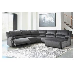 ashley reclining sectional