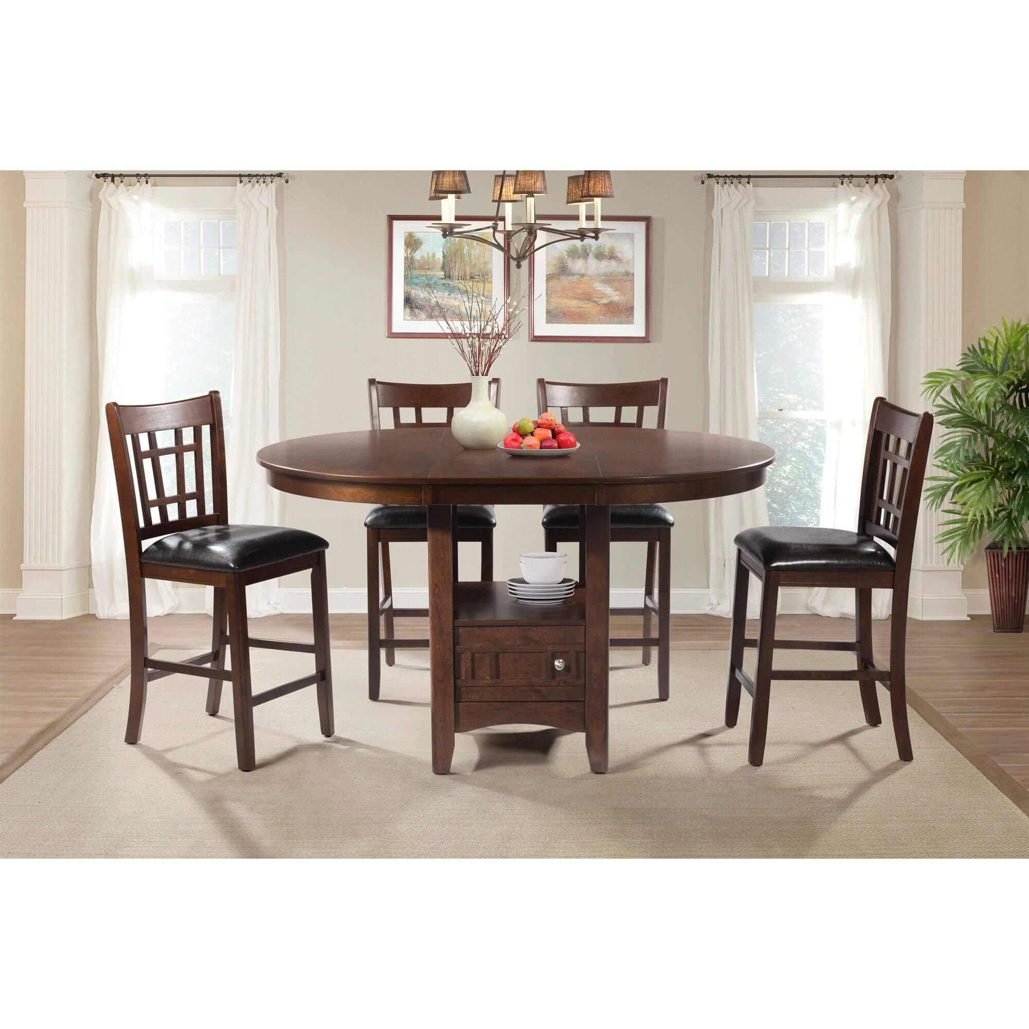 Rent To Own Elements International 5 Piece Max Pub Table Dining