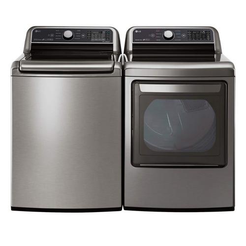 Rent To Own Lg Appliances 5 0 Cu Ft Top Load Washer 7 3 Cu Ft Electric Dryer At ron S Today