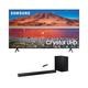 Cross Sell Image Alt - 55" Samsung 4K UHD Smart TV w/ 5Ghz WiFi Support & 320W 2.1Ch Sound Bar Subwoofer Bundle
