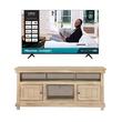 Cross Sell Image Alt - 55" Hisense 4K UHD Smart TV & 60" Hisense White TV Console Bundle