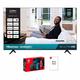 Cross Sell Image Alt - 65" Hisense 4K Ultra HD Smart TV with Nintendo Switch & Bonus Game Bundle