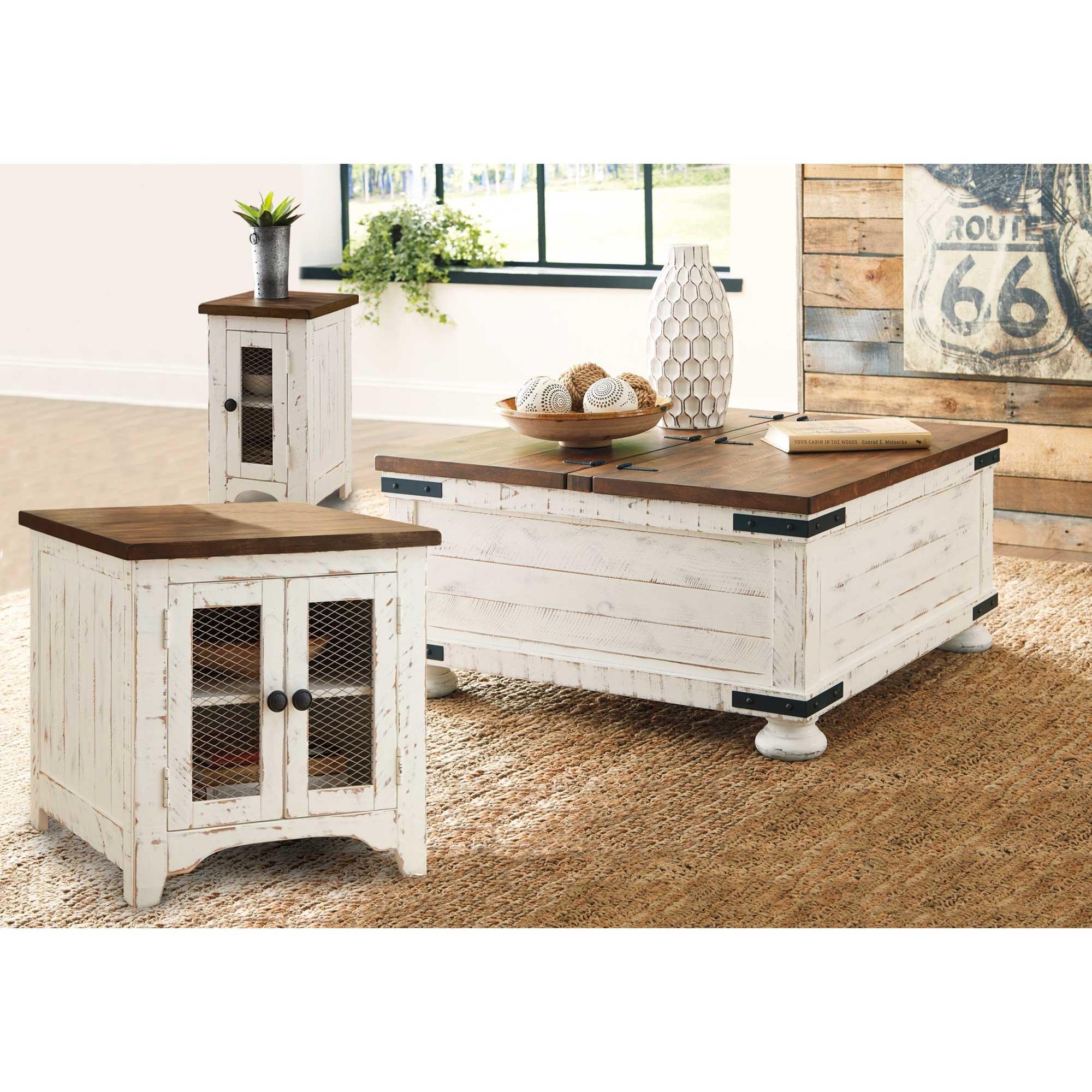 アンファンス家具 Rent to Own Ashley 3-Piece Wystfield Coffee Table w/ Chair & End