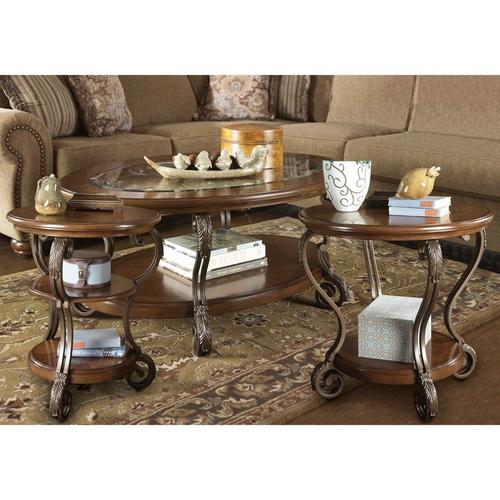 3-Piece Nestor Coffee Table w/ Chairside Table & End Table