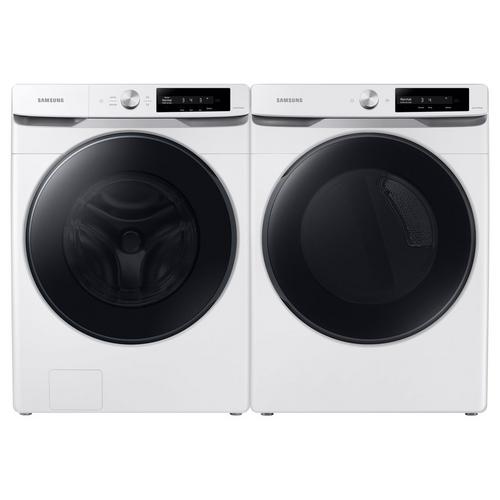 4.5 Cu. Ft. Samsung Front Load Steam Washer & 7.5 Cu. Ft. Electric Dryer - White