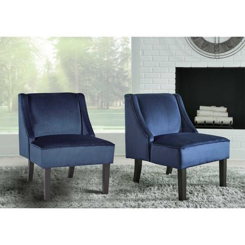 2 - Piece Janesley Accent Chair Set - Navy Blue
