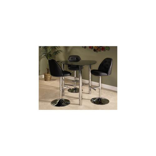 3 - Piece Delta Table & Archer Barstool Set - Charcoal