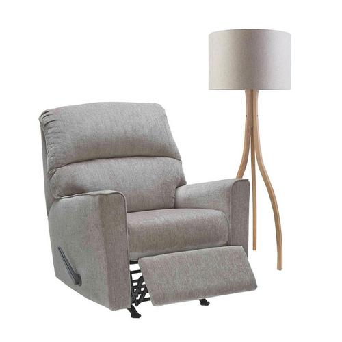 Altari Recliner Chair w/ Duxbury Floor Lamp