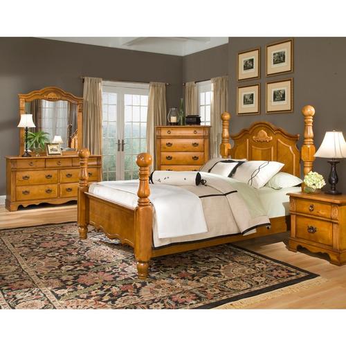 Rent to Own Riversedge Furniture 7Piece Dominique King Bedroom Collection at Aaron's today!