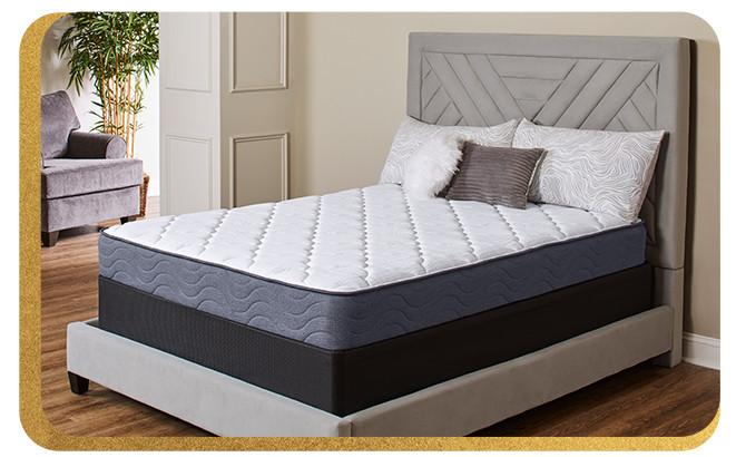 Mattress with foundation.