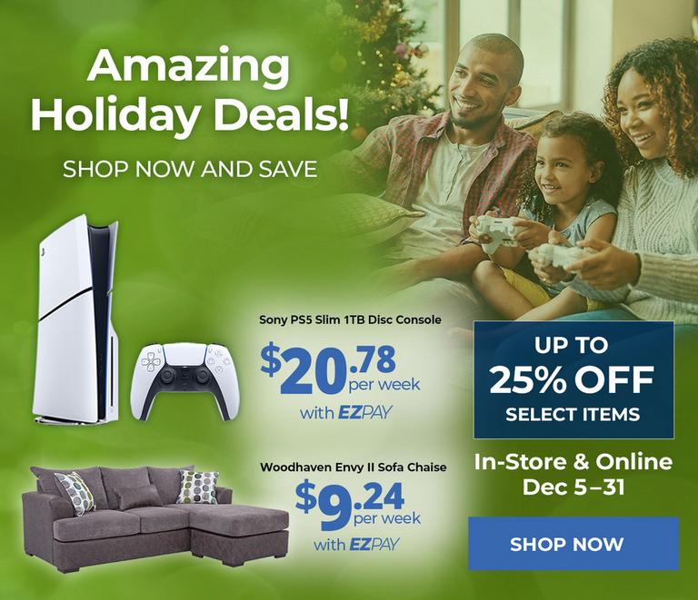 Holiday Event at Aaron's. December 5 - 31, 2025