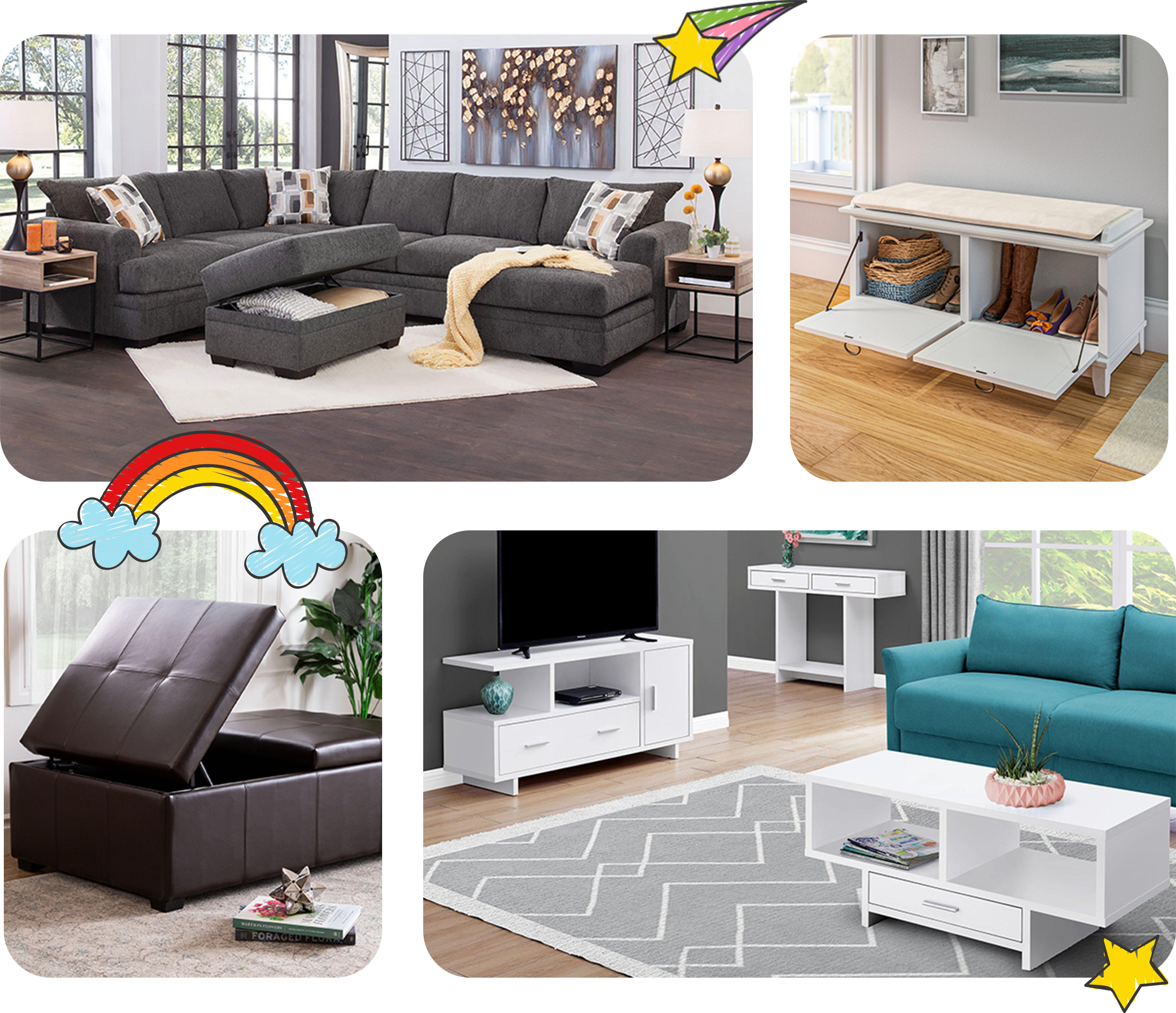 Corner lounge suites at ok online furniture