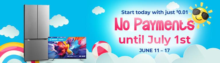 No payments Until July 1. June 11 - 17, 2026.