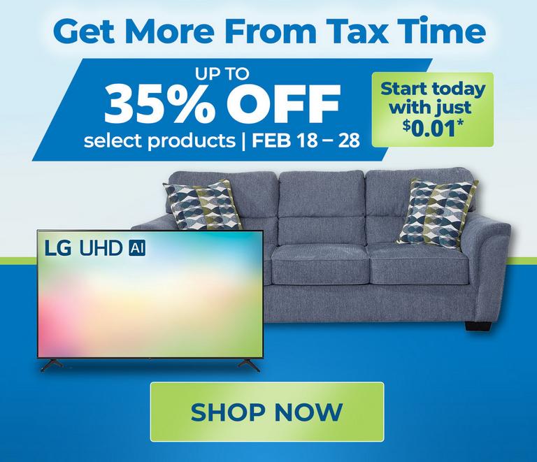Up to 35% Off Select Products. February 18 - 28, 2026.