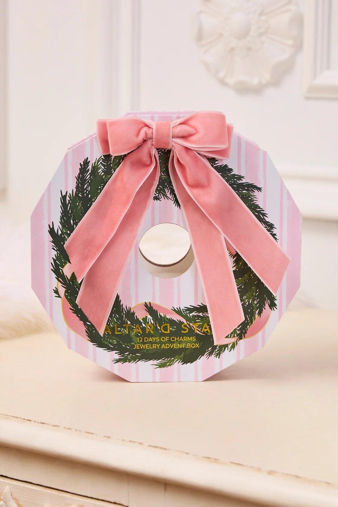 12 days of charms jewelry wreath advent calendar