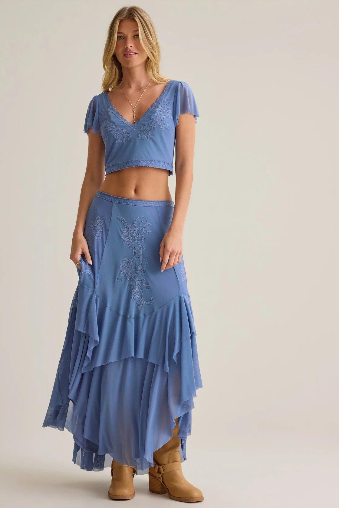 blue matching set