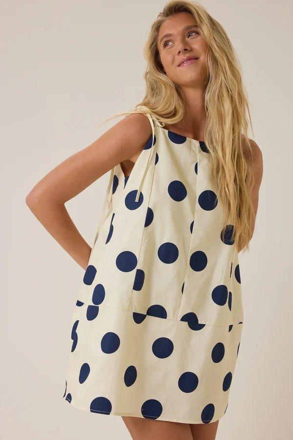 Polka dot romper