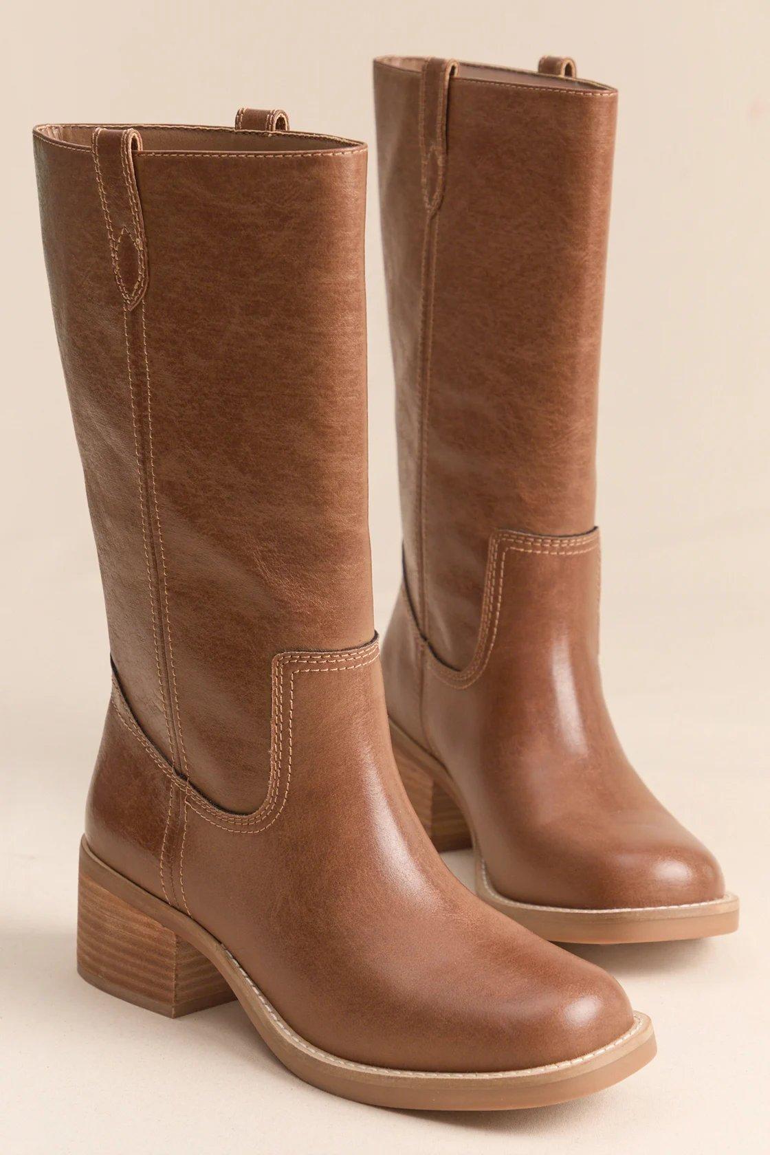 tan boots