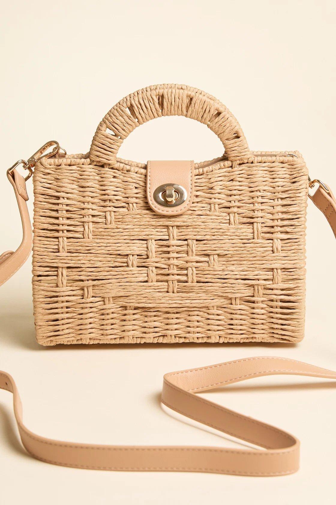 woven crossbody bag