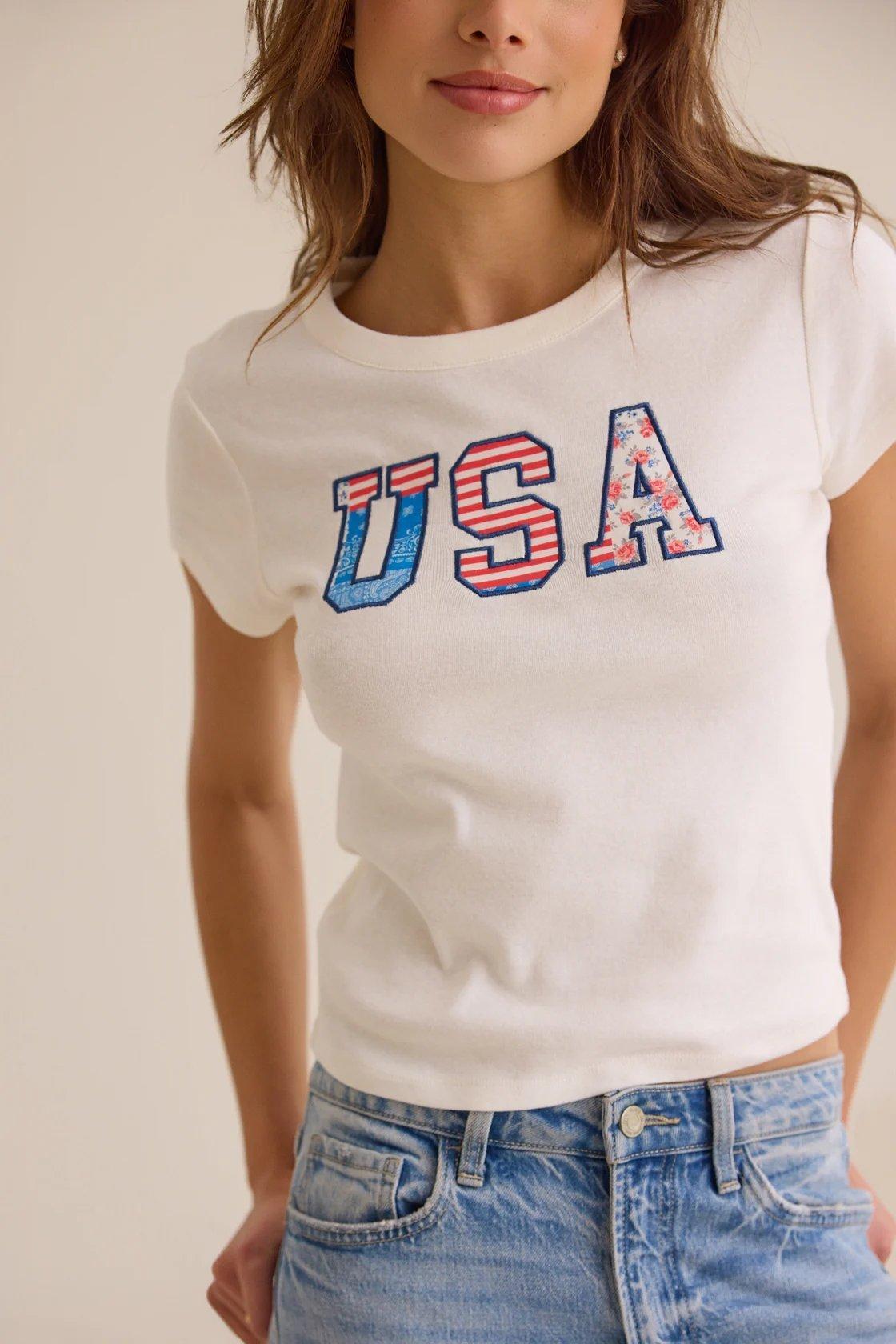 USA baby tee