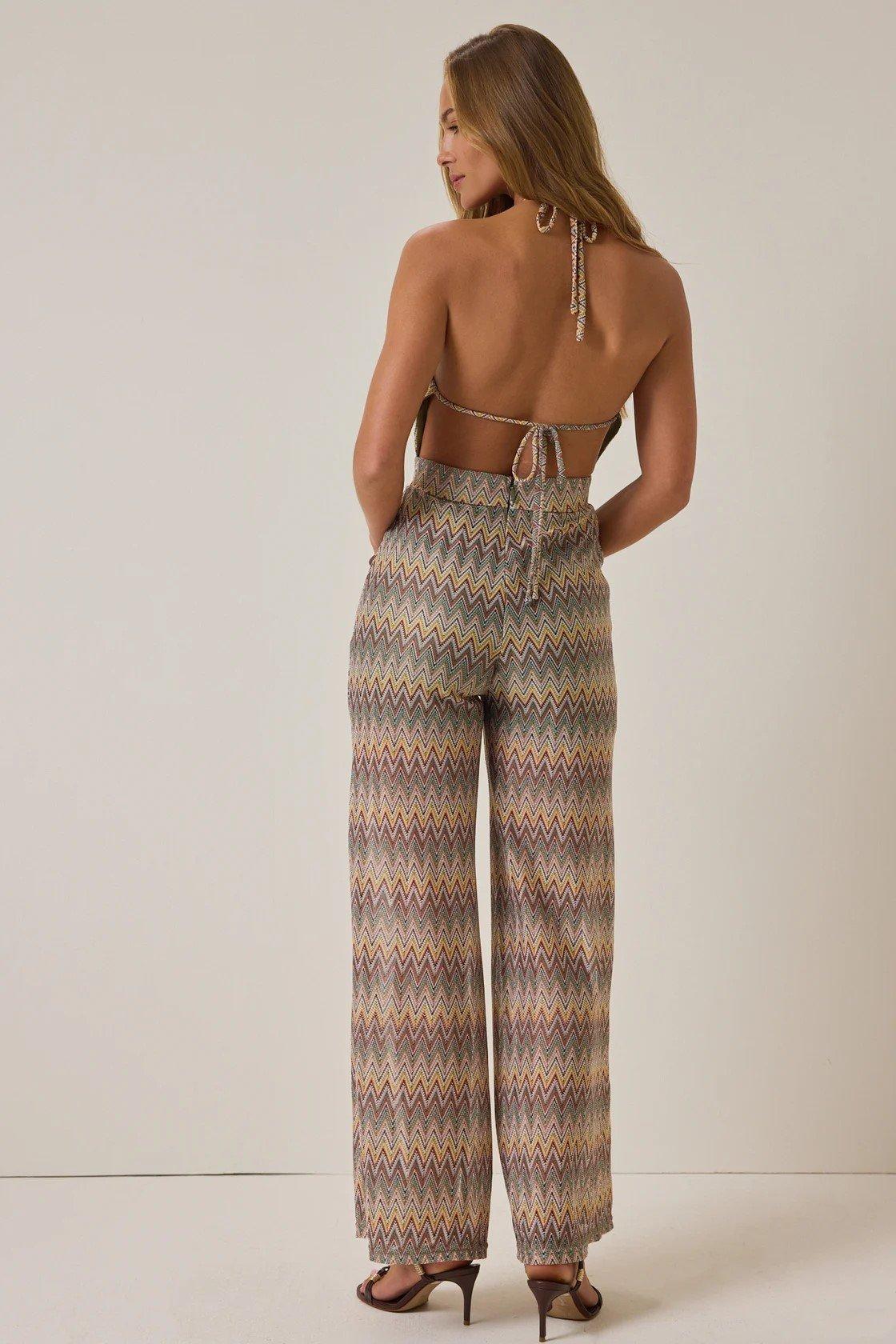 Chevron jumpsuit