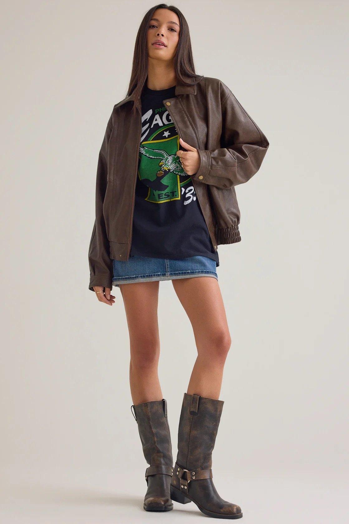 Philadelphia Eagles Oversized Graphic Tee