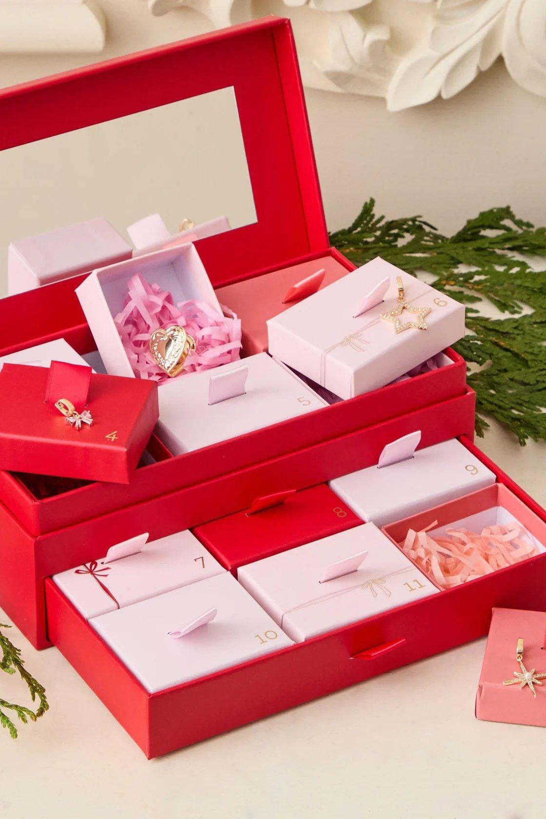 12 days of charms jewelry advent calendar
