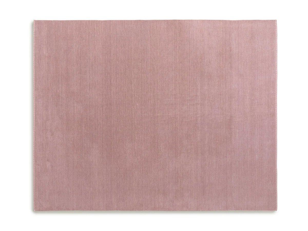 Mauve pink hand loomed rug