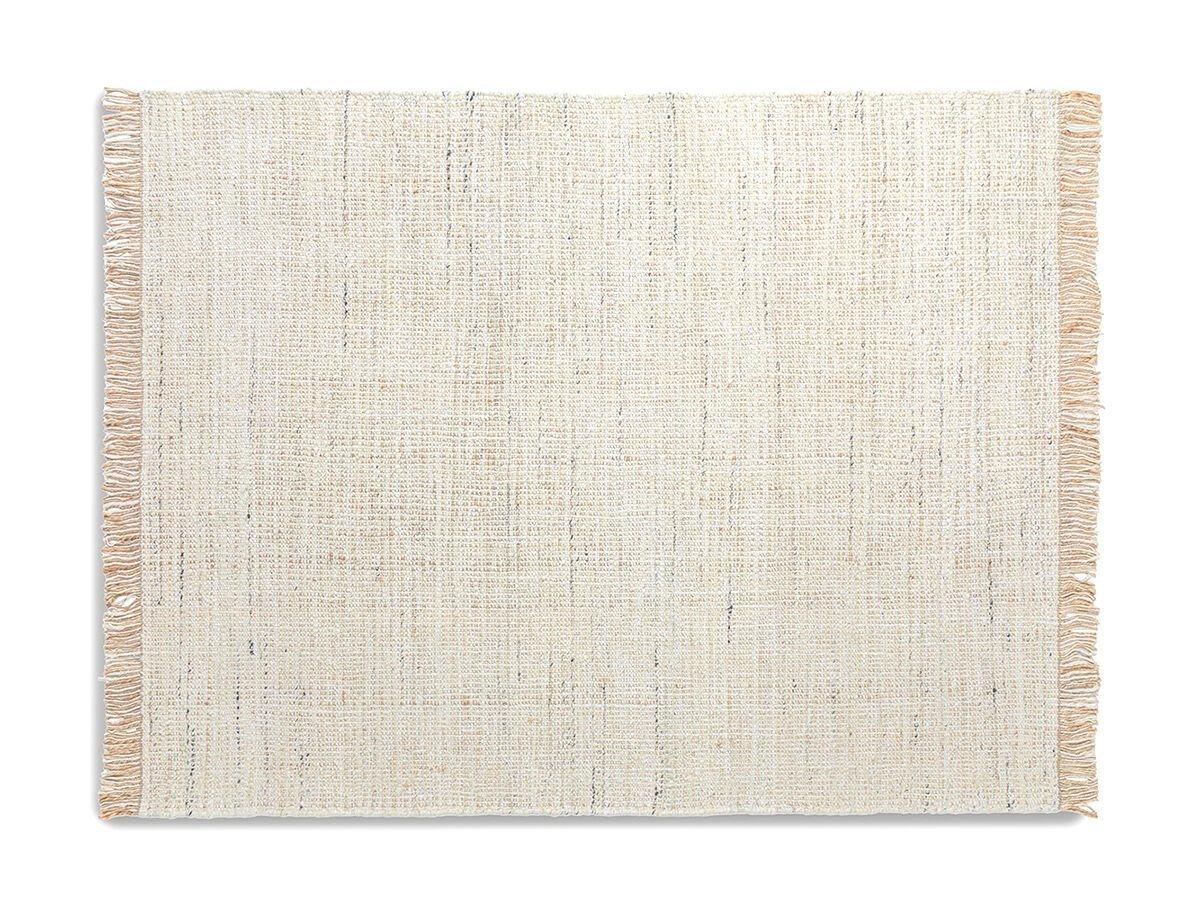 khaki colored handwoven rug