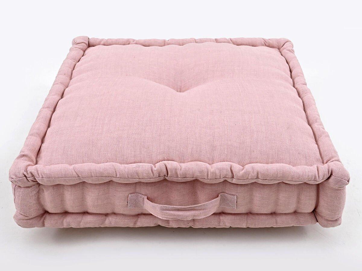 Mauve floor cushion