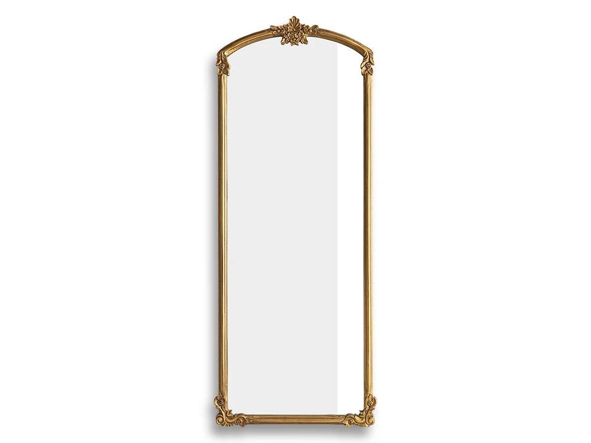 gold gilded wood mirror