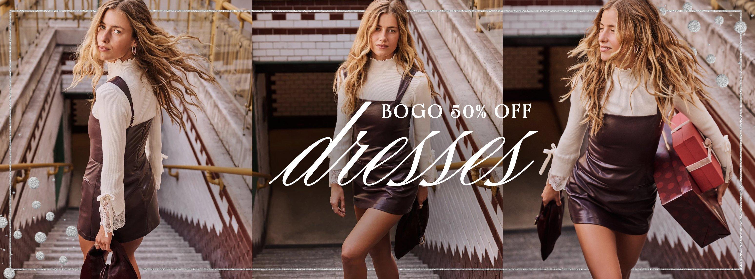 Shop BOGO 50% off Dresses