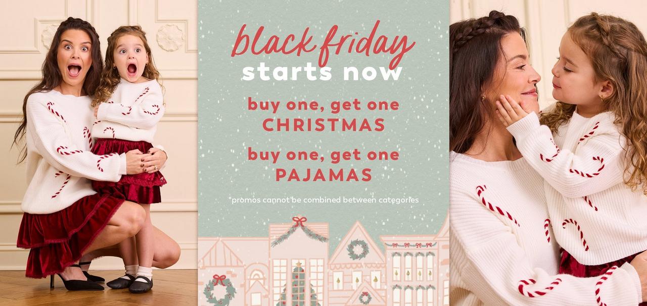 Shop BOGO 50% off Christmas and BOGO 50% off Pajamas