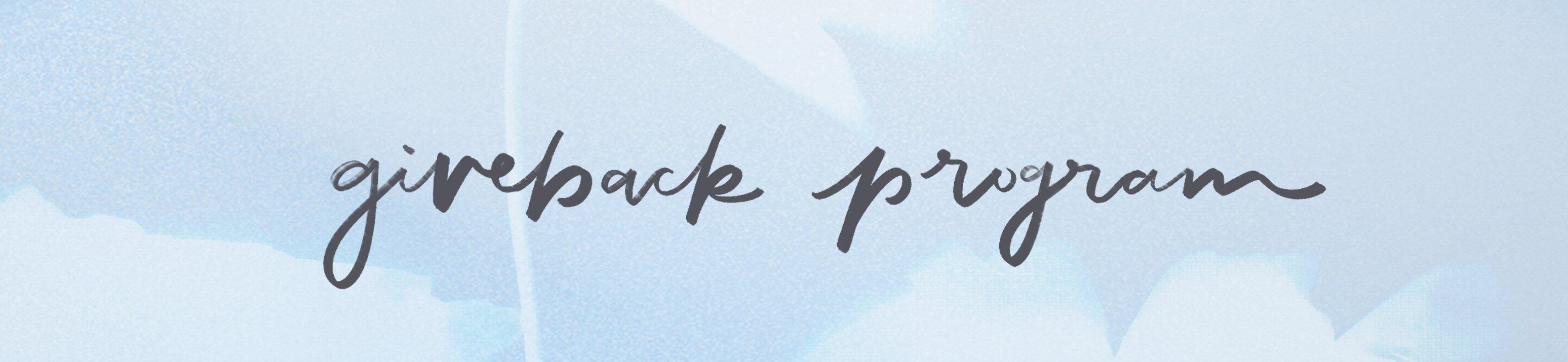 giveback program