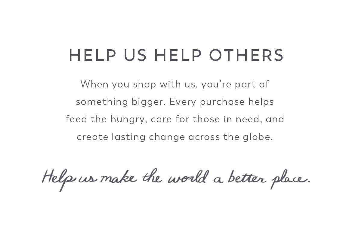Help Us Help Others