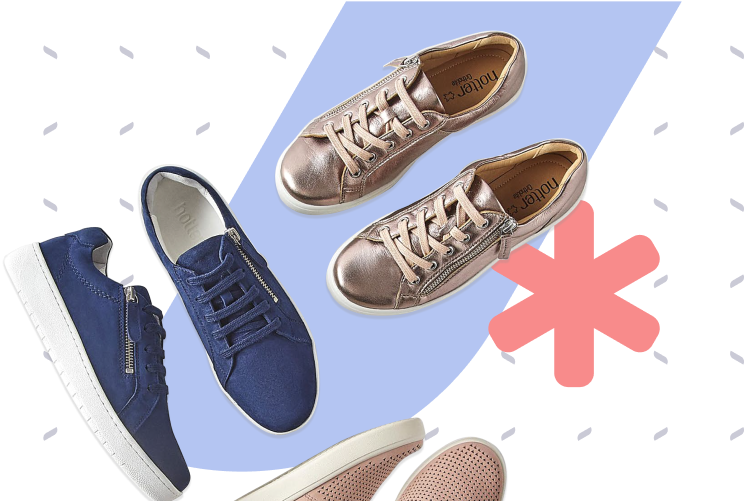 Hotter plimsolls on sale