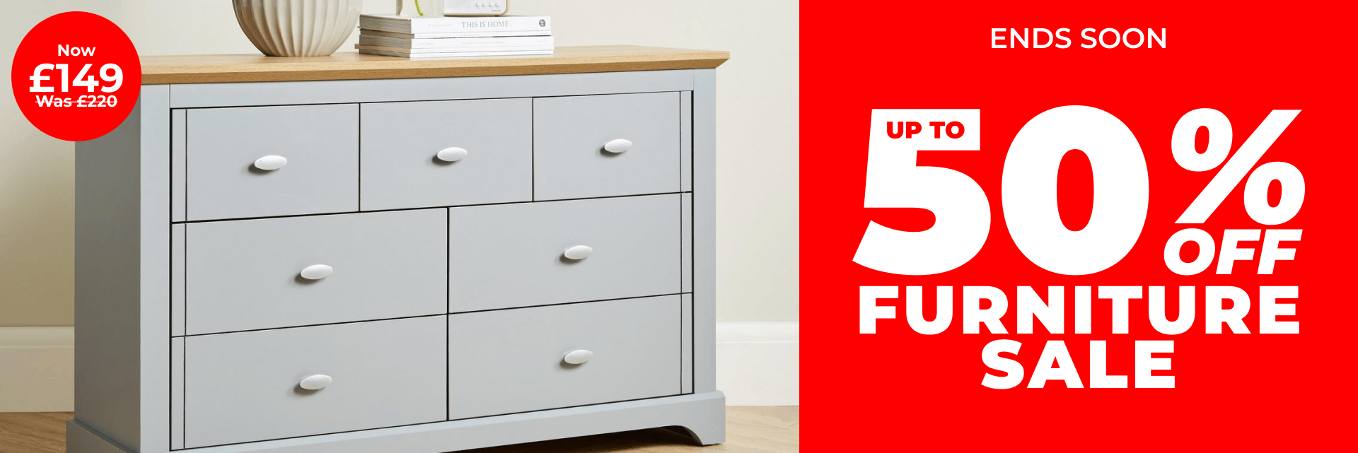 Up To 50% Off Furniture Sale