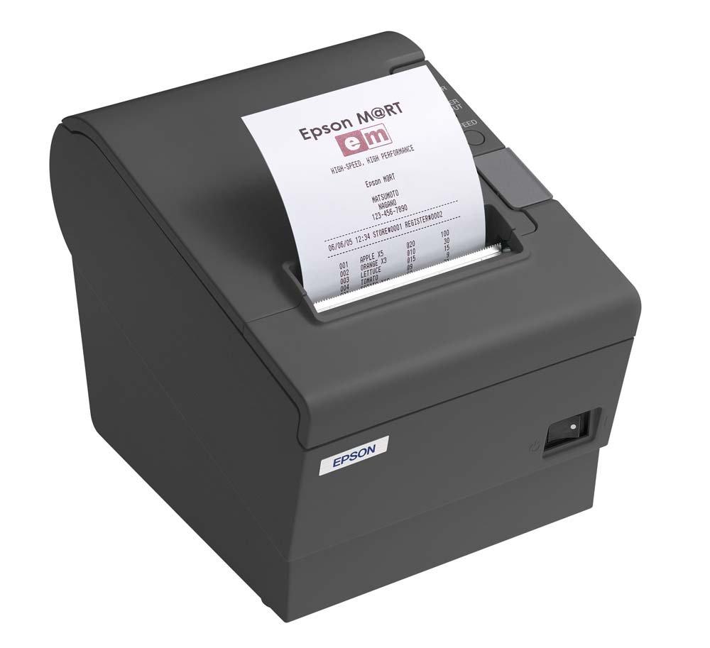 Ps-180 Included Epson Dark Gray Thermal Receipt Printer Ub-E04 58Mm Tm-T88Iv Re-Stick Ethernet Epson C31C636A6671 Epson Interface 