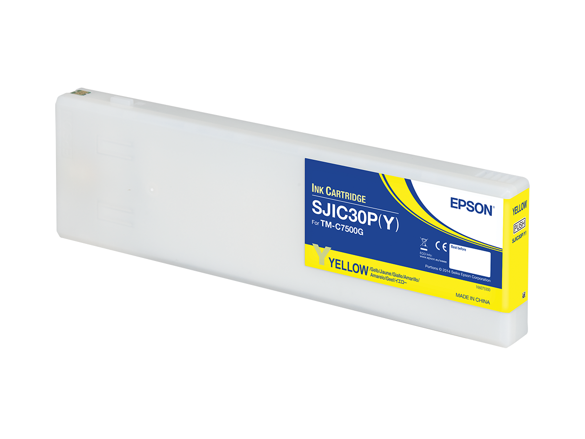 SJIC30P(Y): Ink cartridge for ColorWorks C7500G (Yellow) | Ink