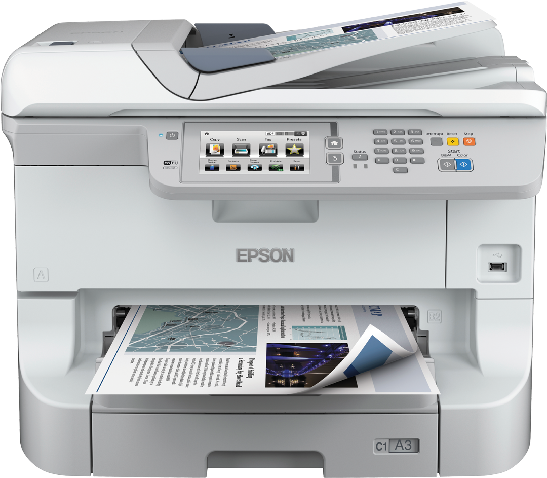 WorkForce Pro WF8510DWF Business Inkjet Inkjet Printers Printers