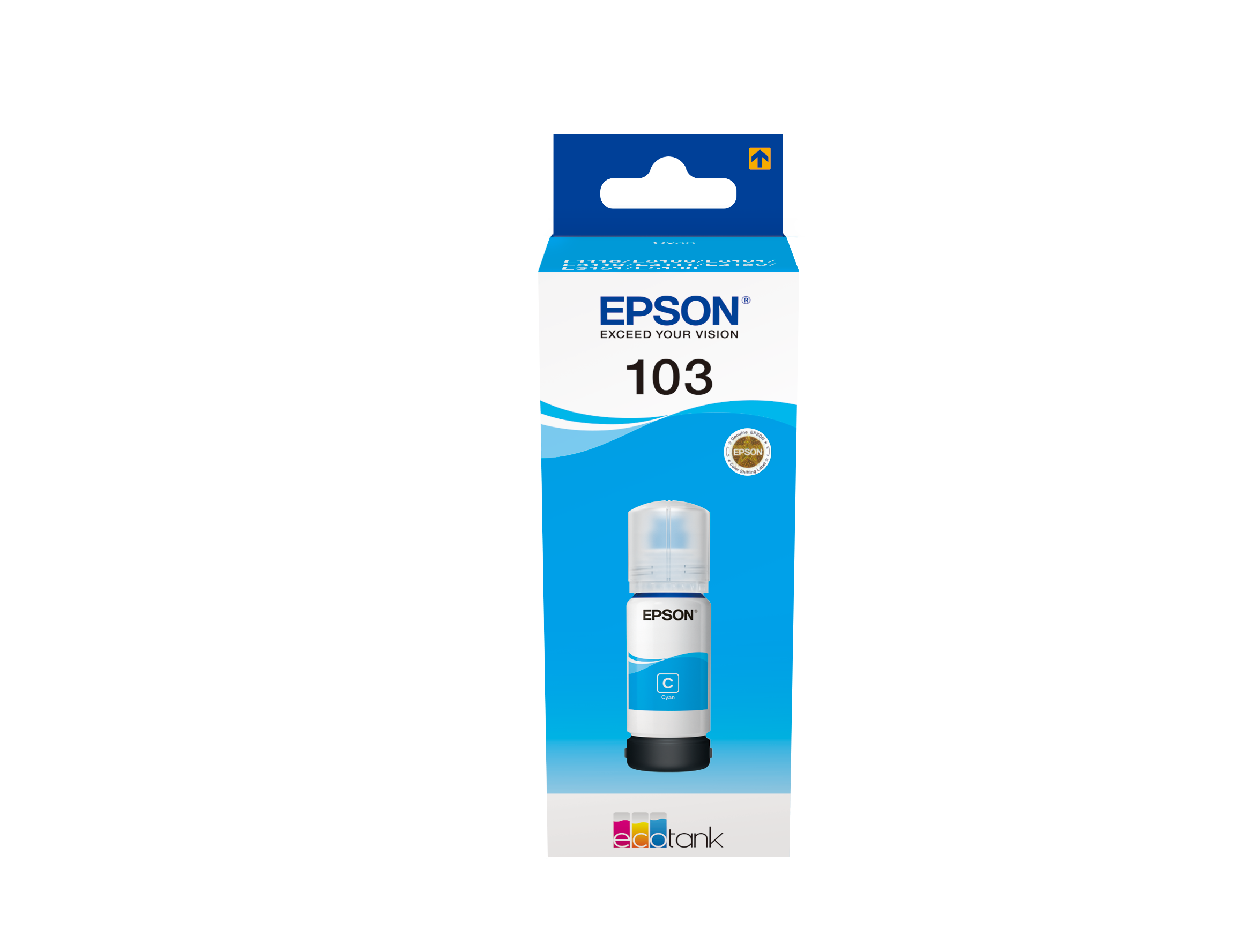 IMPRIMANTE EPSON L1110 JET D'ENCRE COULEUR MONOFONCTION A RESERVOIR + 5  Bouteilles d'encre Offertes 