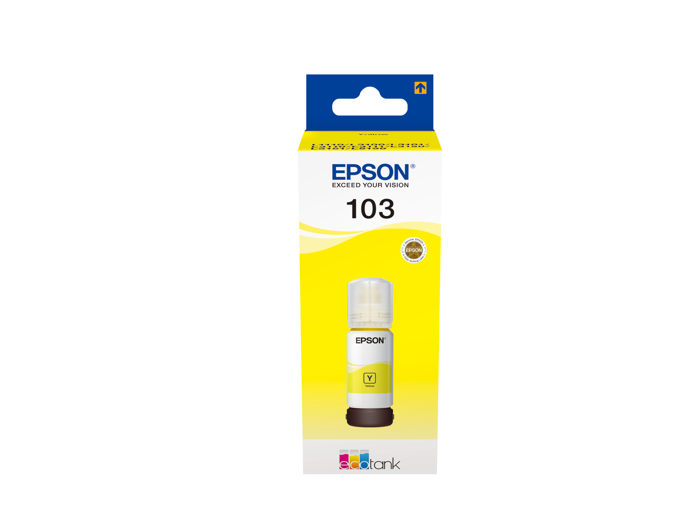 Epson 103 Jaune - Bouteille d'encre Epson EcoTank d'origine