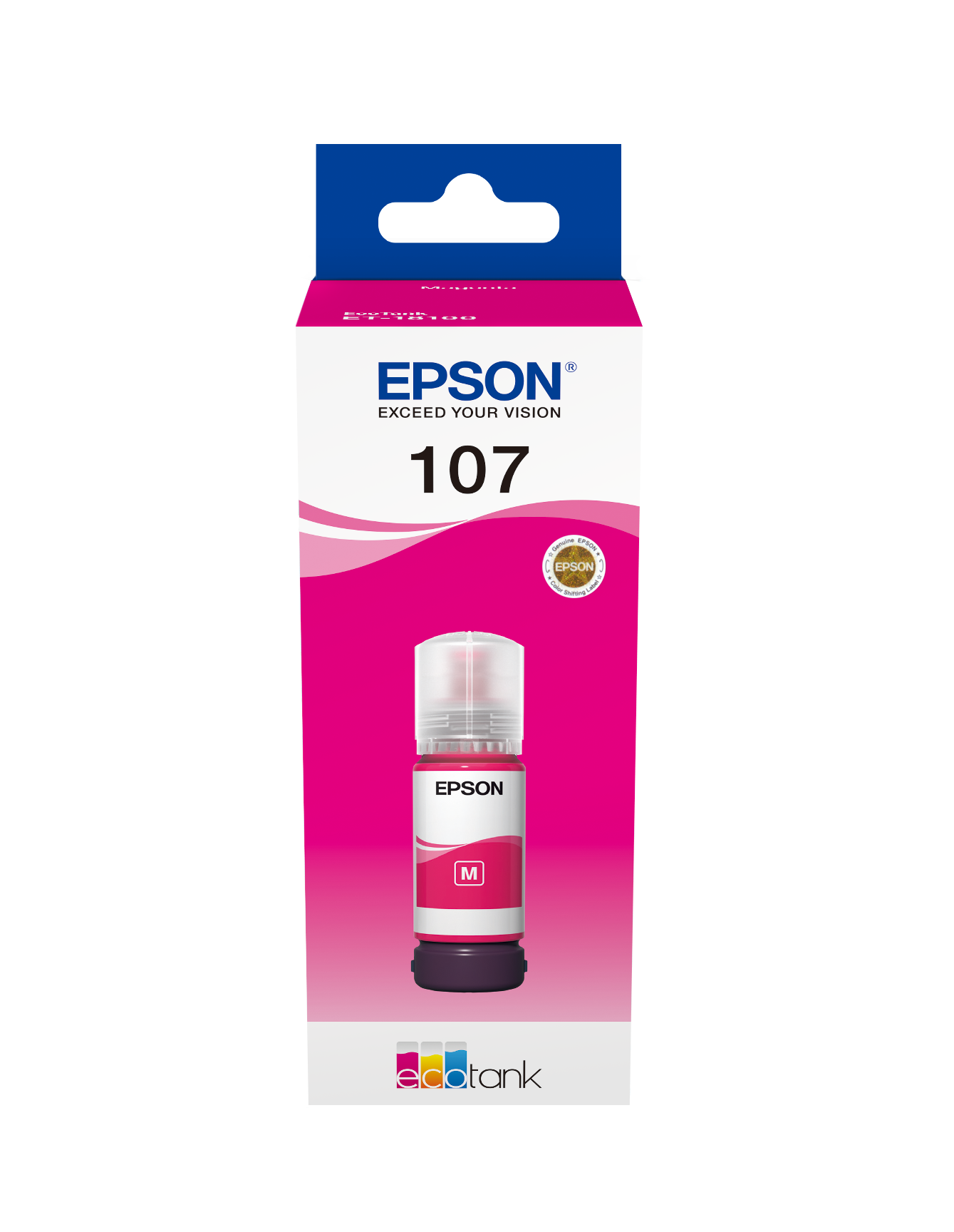 107 EcoTank Magenta ink bottle