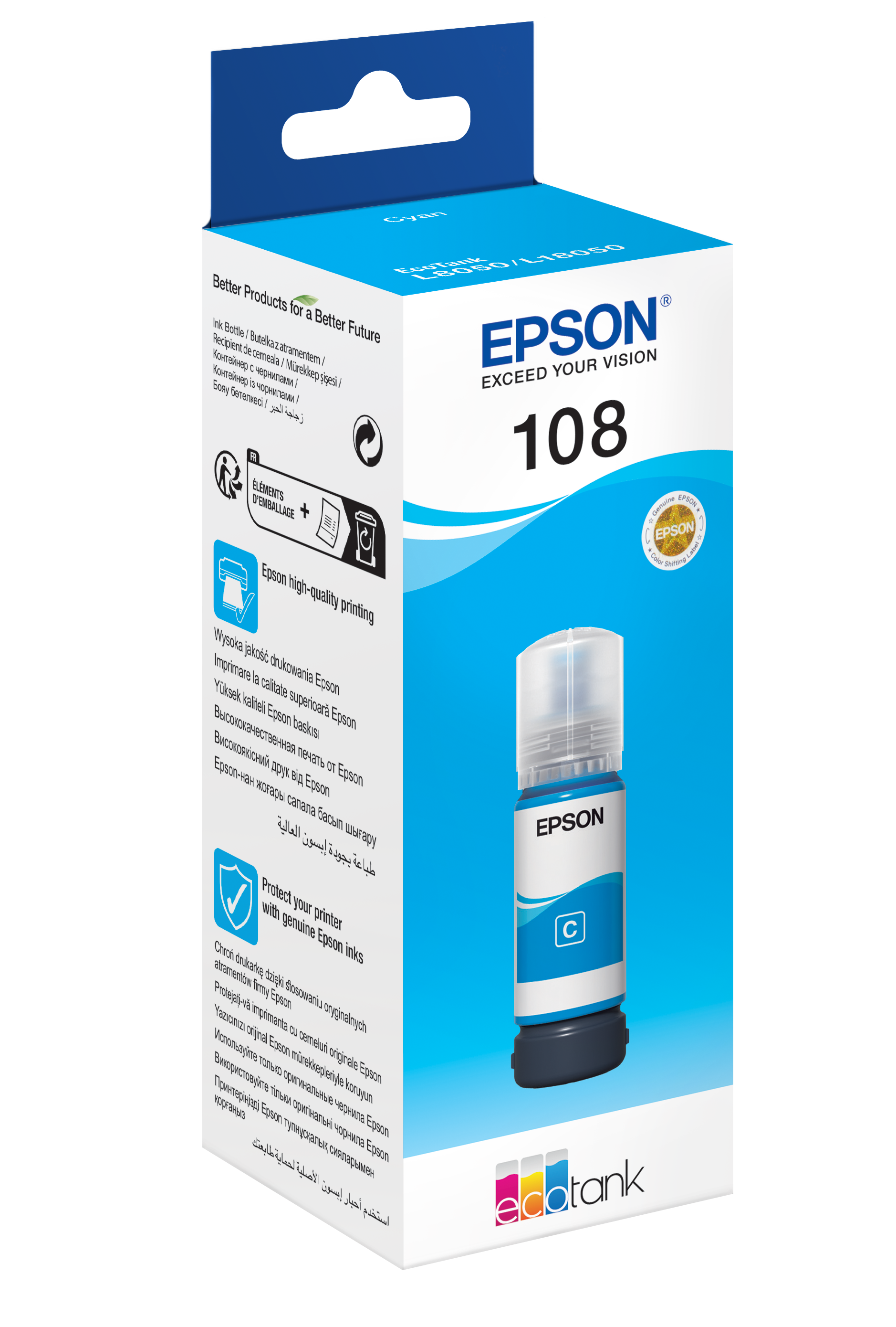 Epson EcoTank L8050 Imprimante Photo SFP Wifi (C11CK37403) – Logically