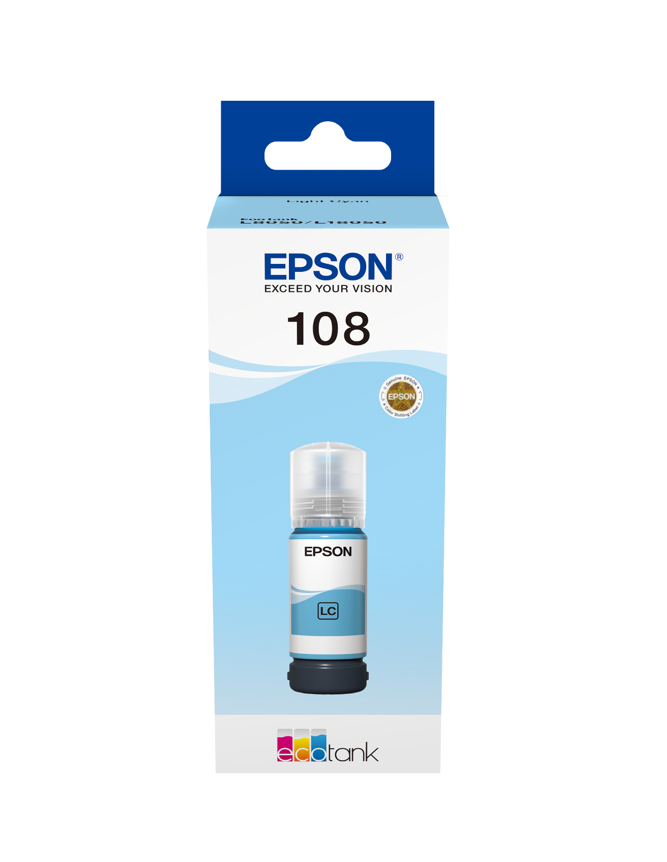 108 Ecotank Light Cyan Ink Bottle Ink Consumables Ink And Paper Products Epson Europe 6356