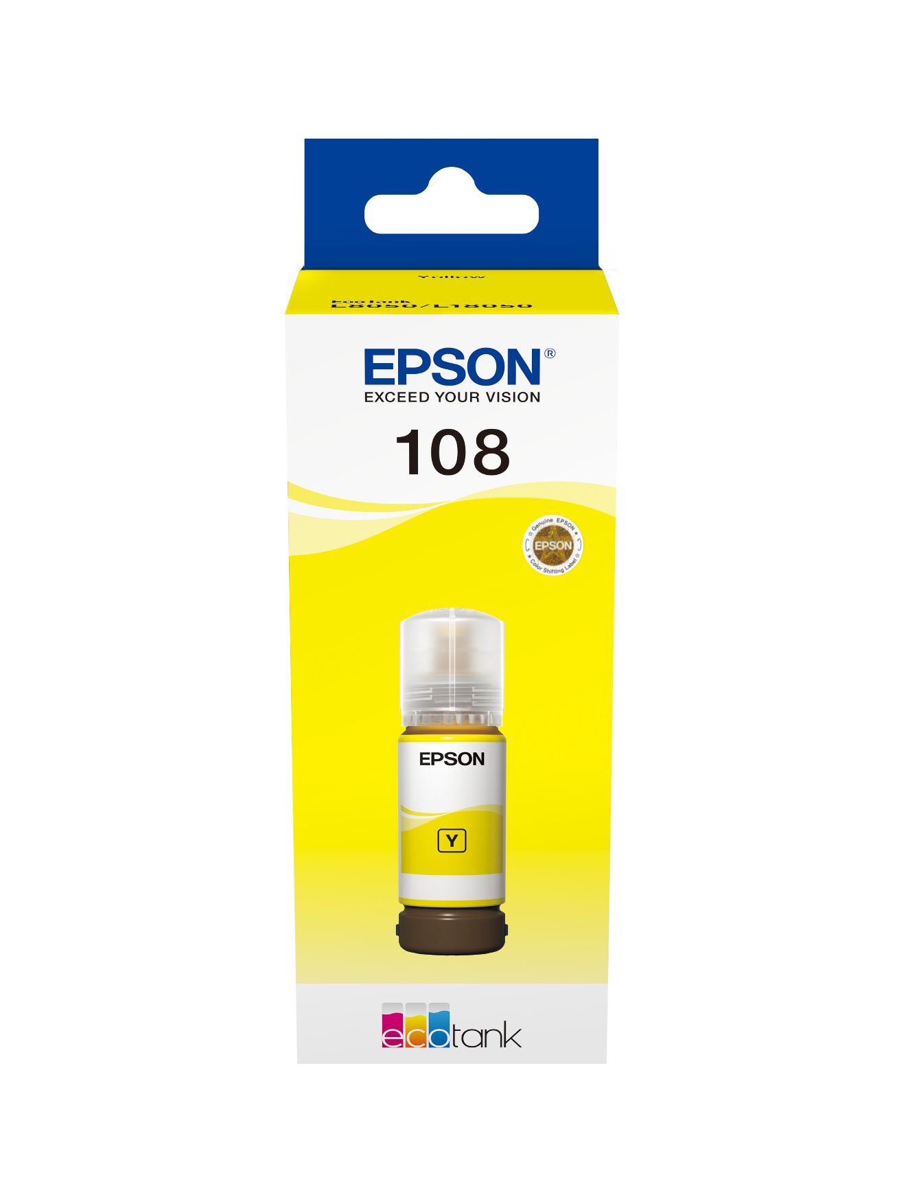 108 Ecotank Yellow Ink Bottle Inkoustový Spotřební Materiál Inkoust And Papír Produkty 5306