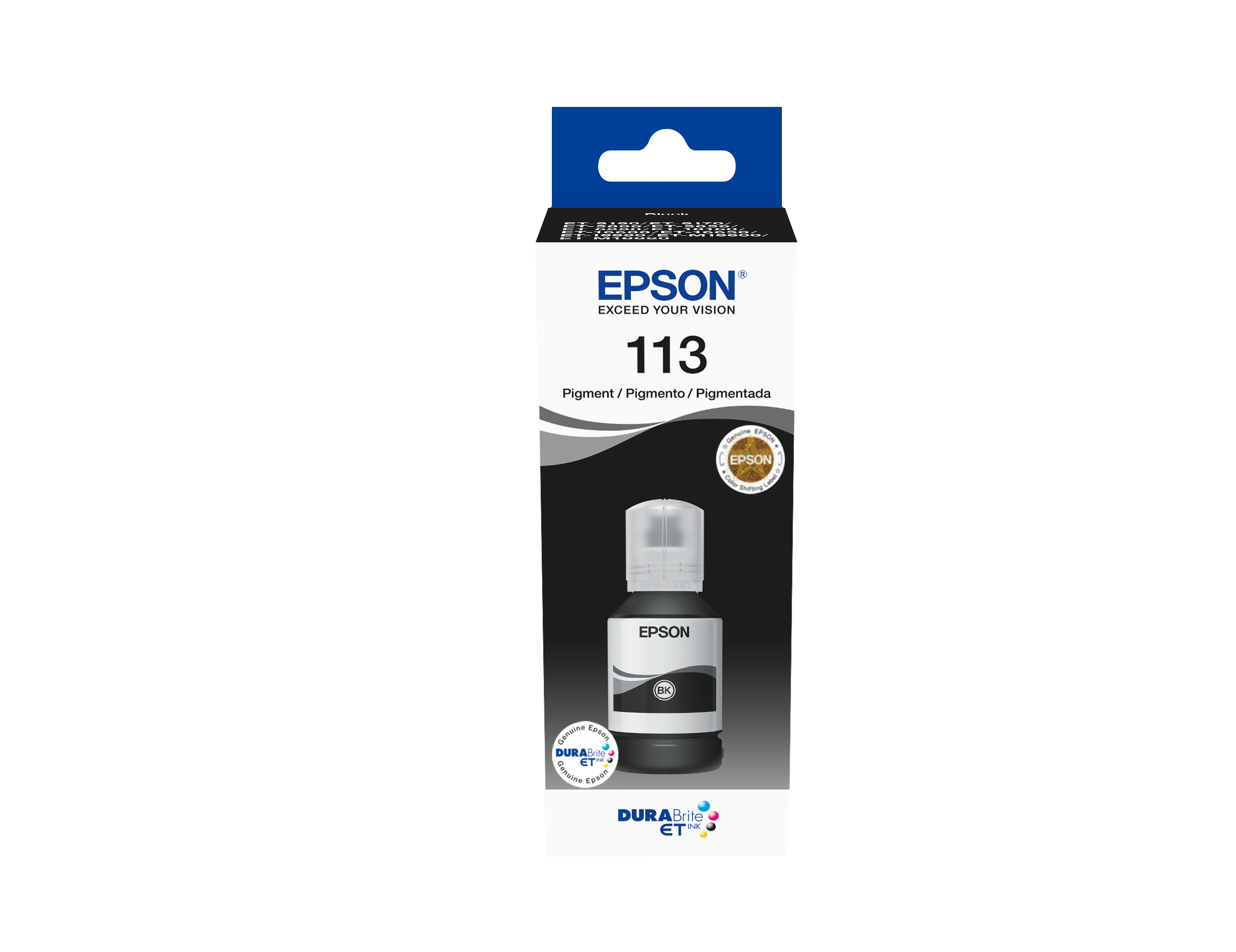 113 EcoTank Pigment Black ink bottle
