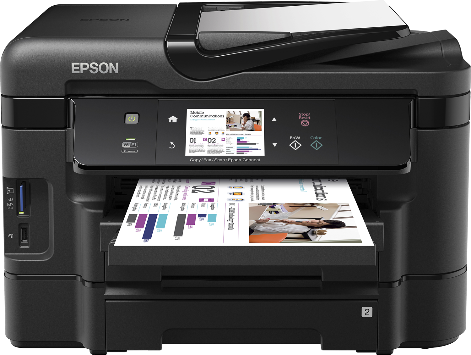 Epson Workforce Wf 3540dtwf Microbusiness Tintenstrahldrucker Drucker Produkte Epson 3379